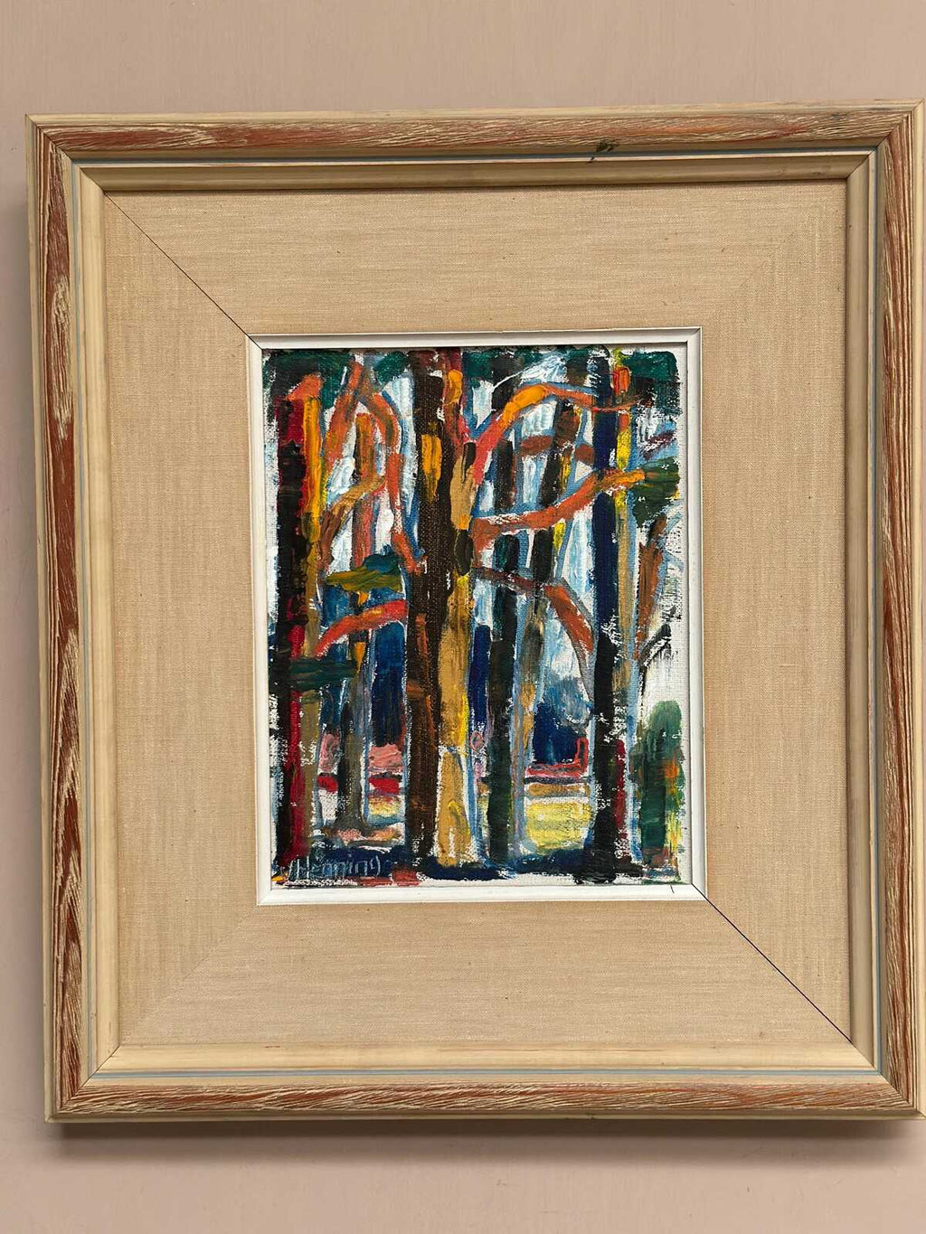 "Tree Trunks" by Wilhelm Henning