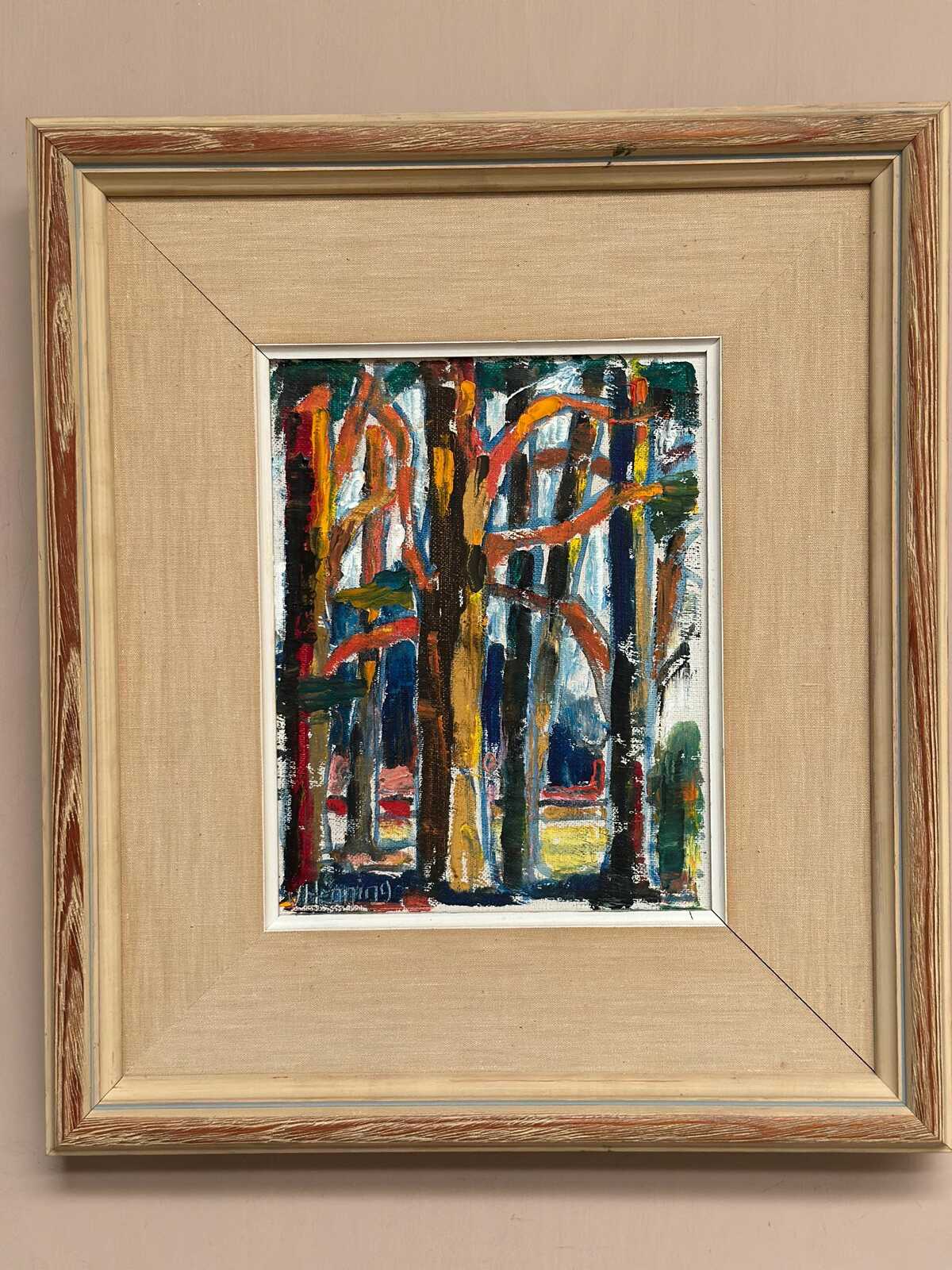 "Tree Trunks" by Wilhelm Henning