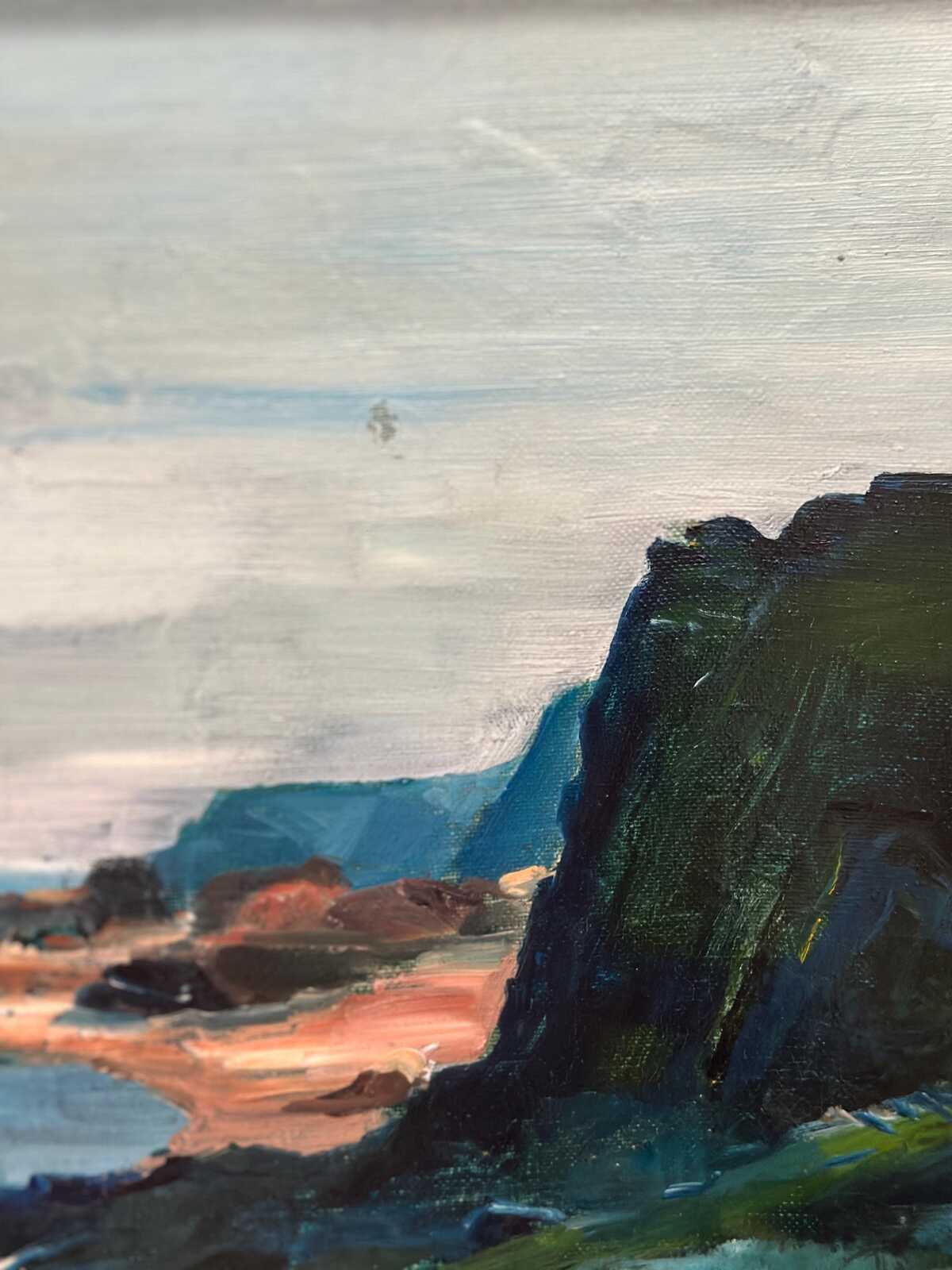 “Kustlandskap” by Hans Ripa