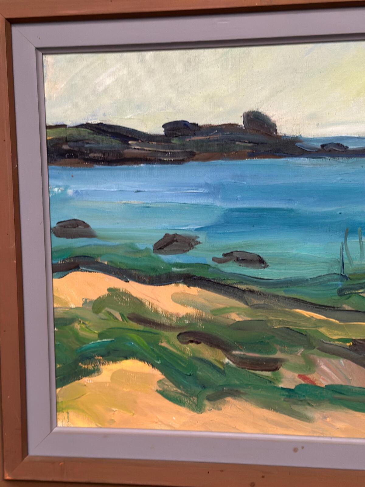 “Coastal Landscape” by Kersti Flyckt (1925–2009)