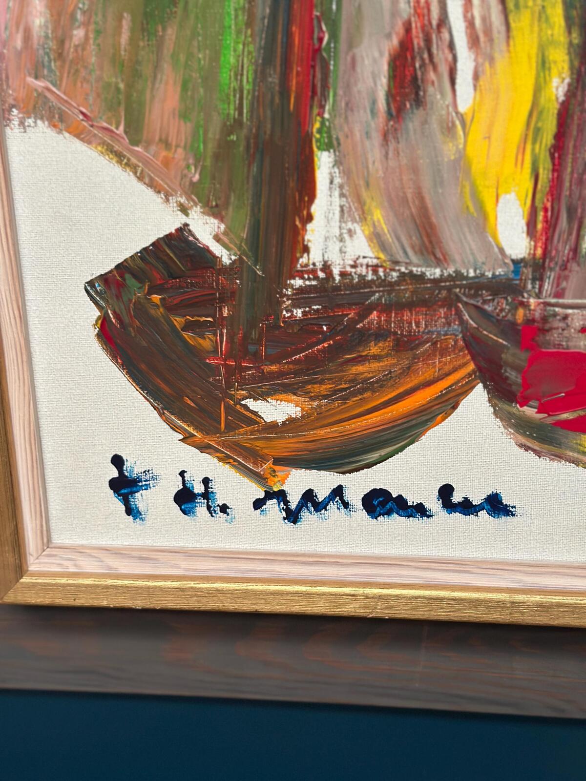 “Sailboats” by Helmut Mantel