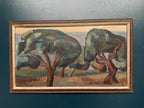 “Landskap med träd” by Britta Krüger