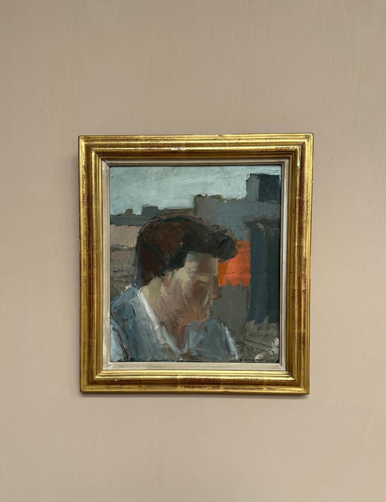 “Figure in Profile” by Sigrid Aminoff Oxenstierna 1974