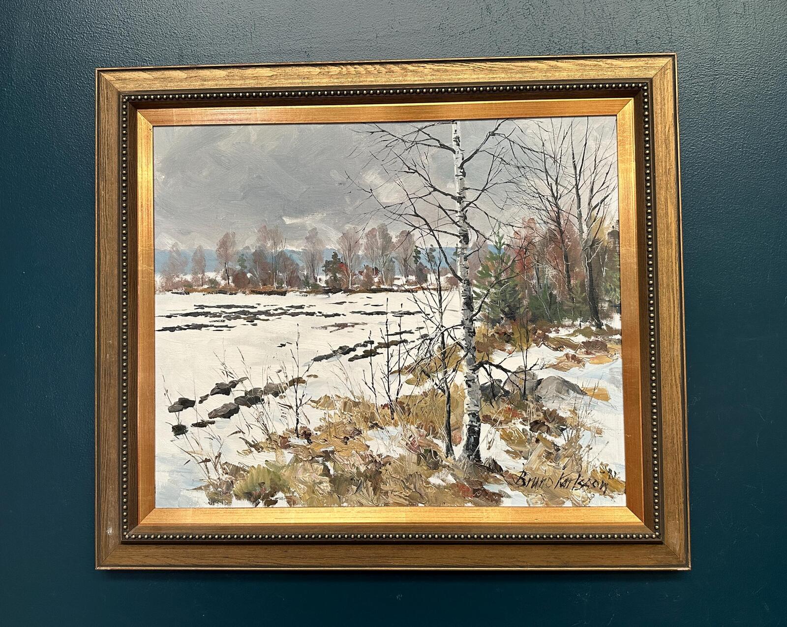 “Landscape” by Gösta Bruno Karlsson (1927–2020)
