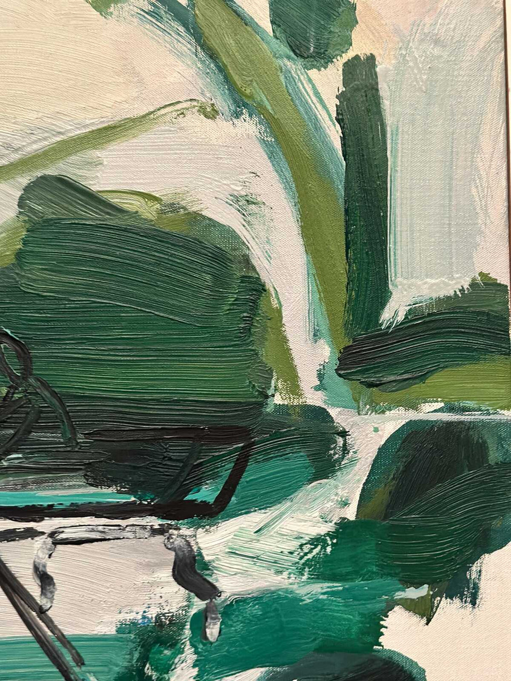 “Rowboats in a Green Landscape” by Bo Swenson