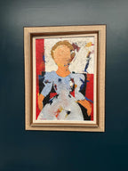“Girl in Light Blue Dress” by Hans Osswald