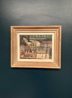 Landscape with Geometric Houses