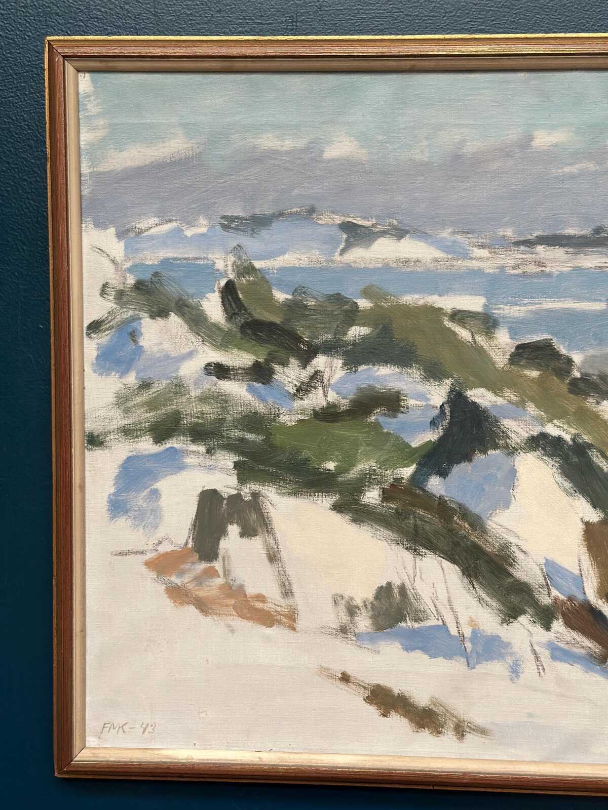 “Winter Landscape” by Frans Mikael Kempe