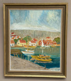 “Coastal Village” by Tage Nillson