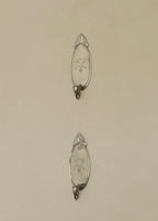Pair of Mid Century Swedish Pewter Sconces with Mirror by Svenskt - Tenn