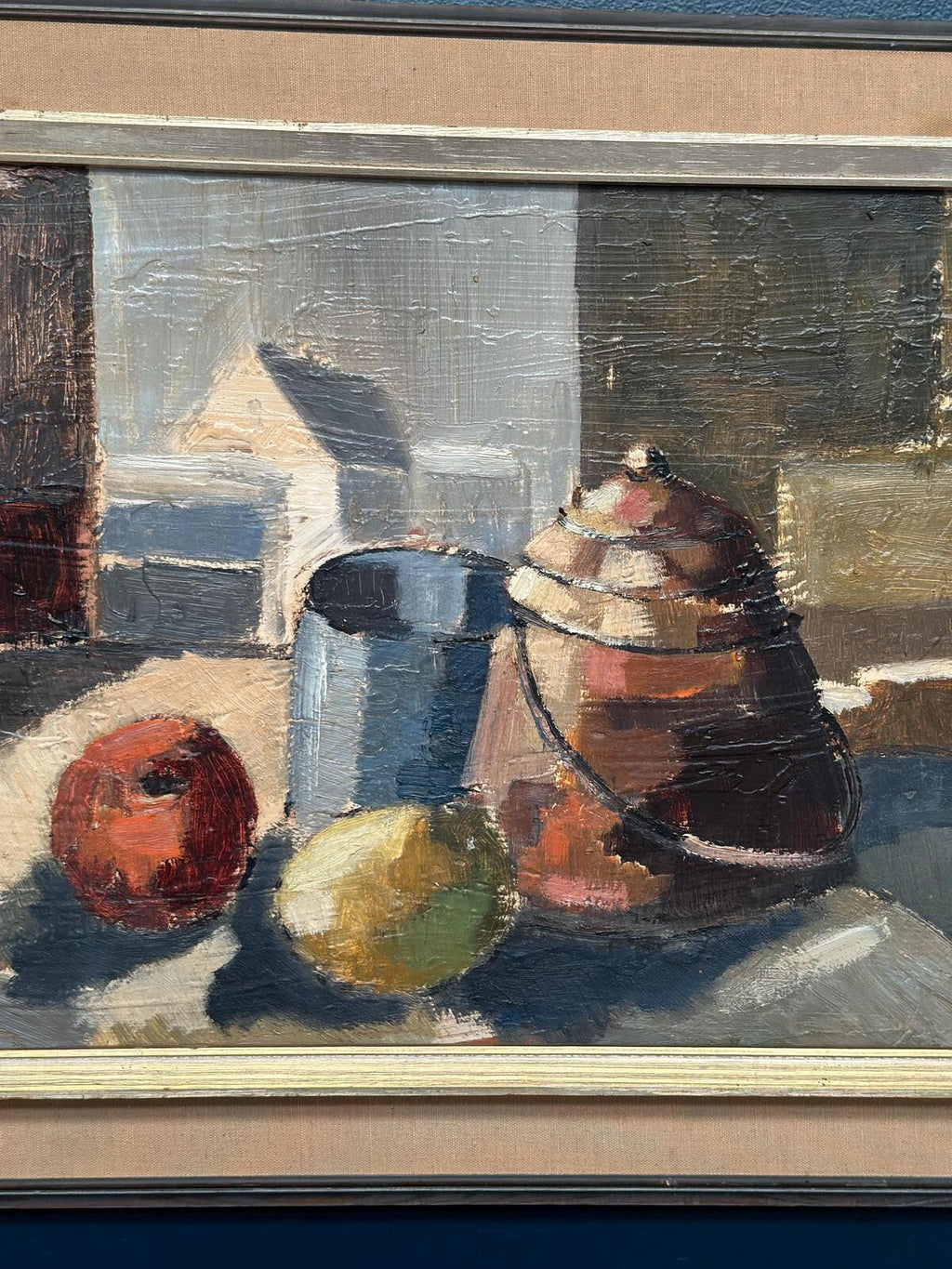 Original Swedish Oil on Panel – “Still Life” Attributed to Åke Wilhelm Andersson –1962 – Vintage & Framed – 63 × 54 cm (24.8" × 21.3")