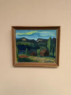 Mountain Landscape by Kerstin Flyckt