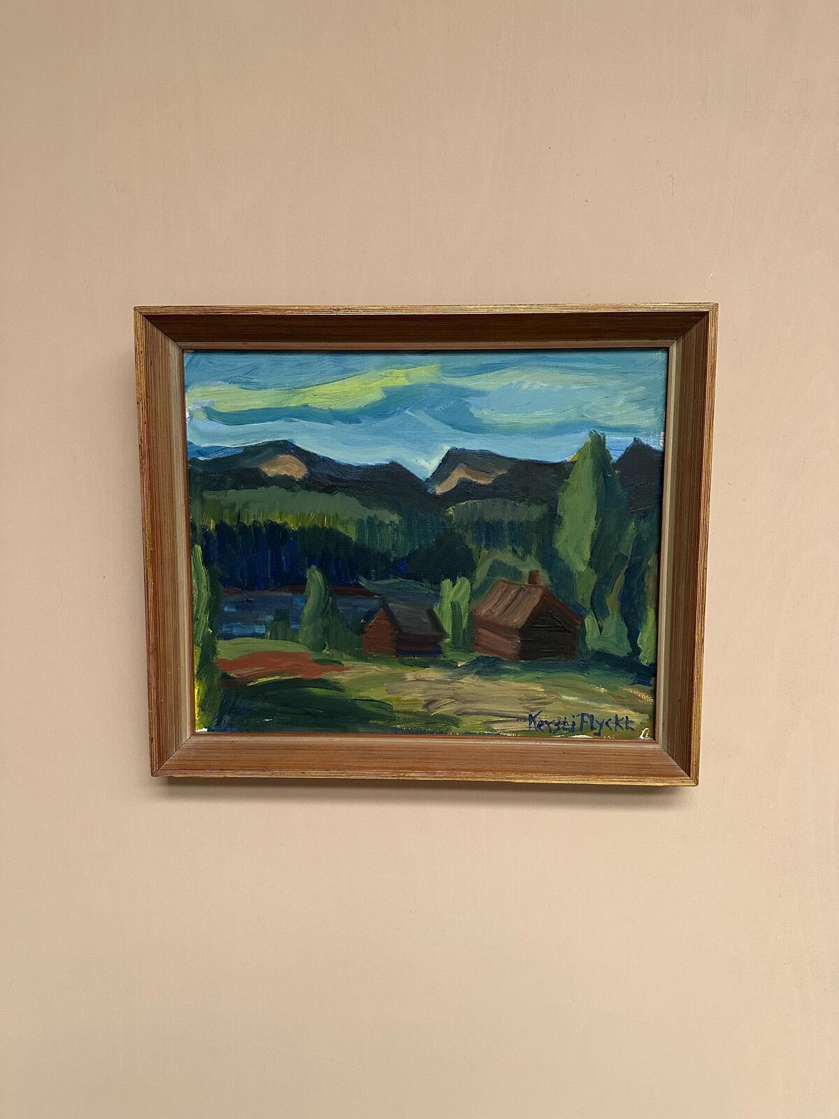 Mountain Landscape by Kerstin Flyckt