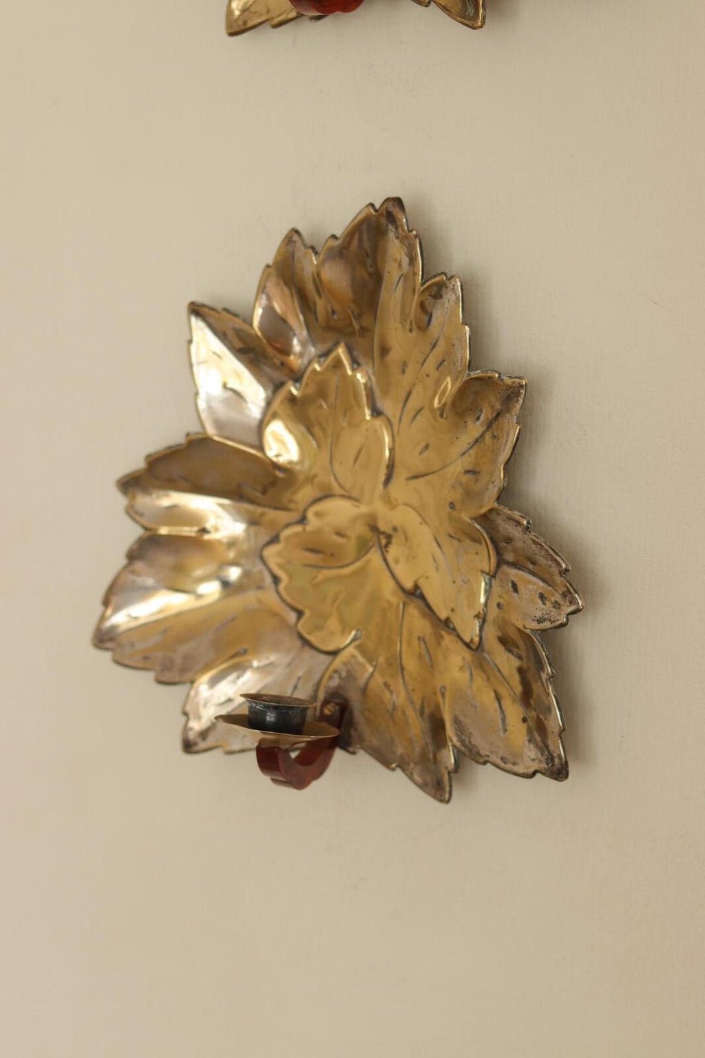 Pair Of Swedish Metal Sconces