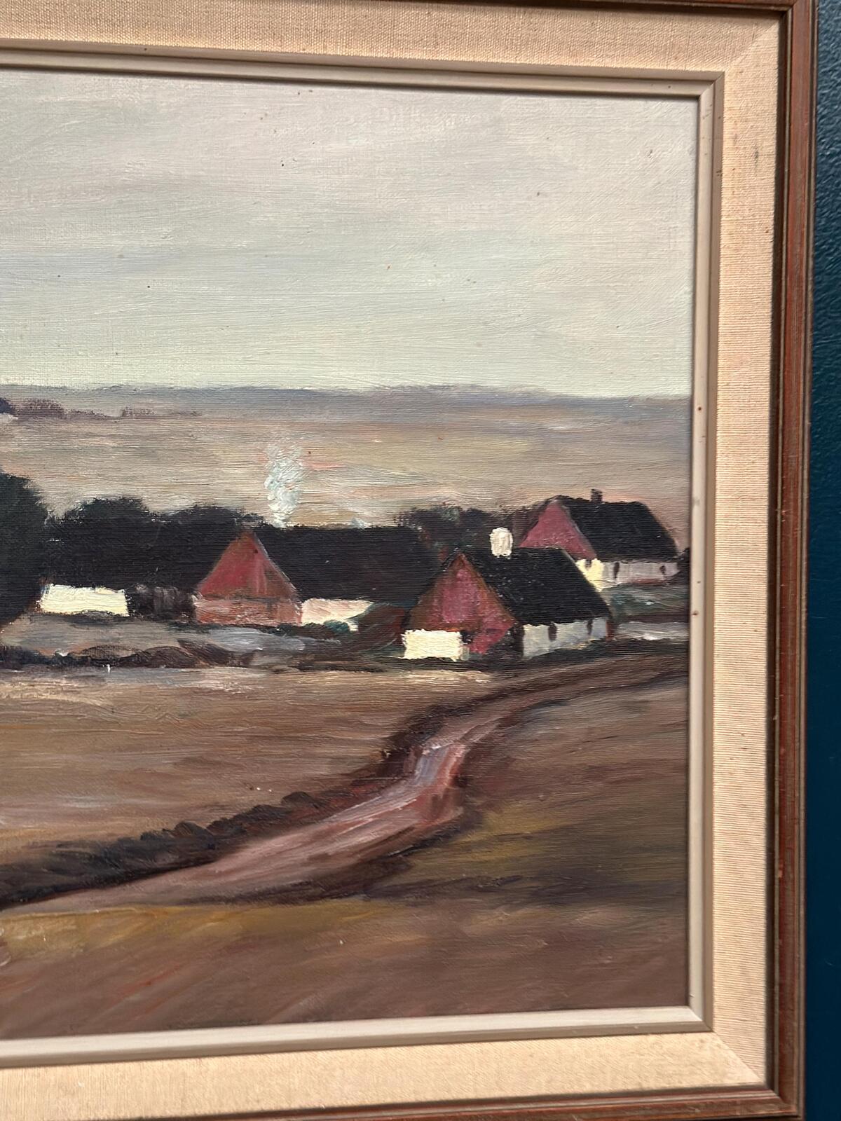 “Landscape with Farms” by B. Jernberg