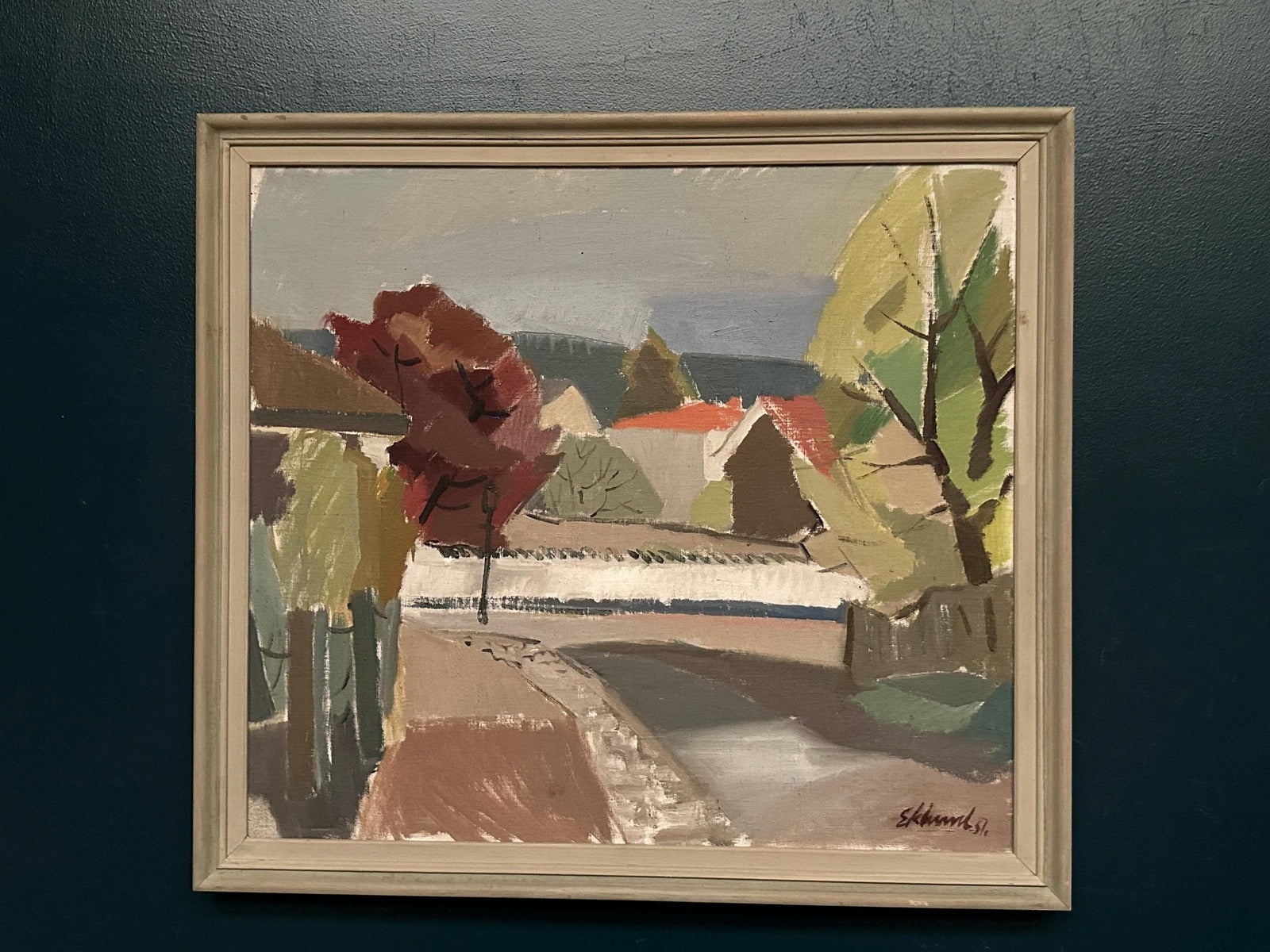 “Landscape” by Bengt Eklund (1916–1989)