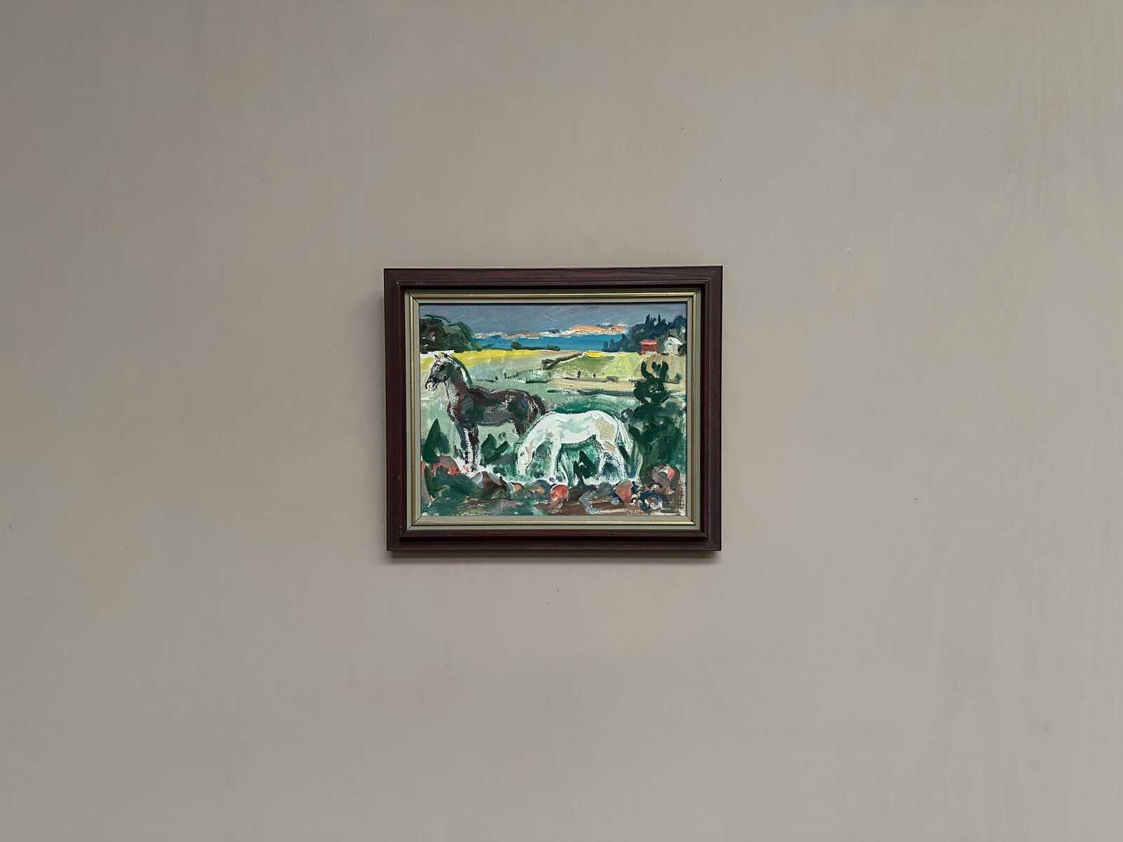 Landscape with Horses