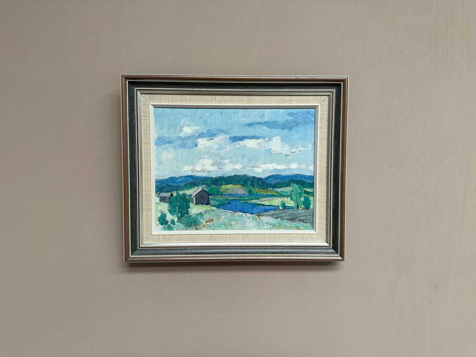 “Landscape” by Evald Hedenström (1909–1997)