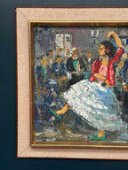 Dancing Couple in Lively Setting