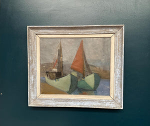 “Motif with Sailboats” by Birgit Forsell (1909–2003)