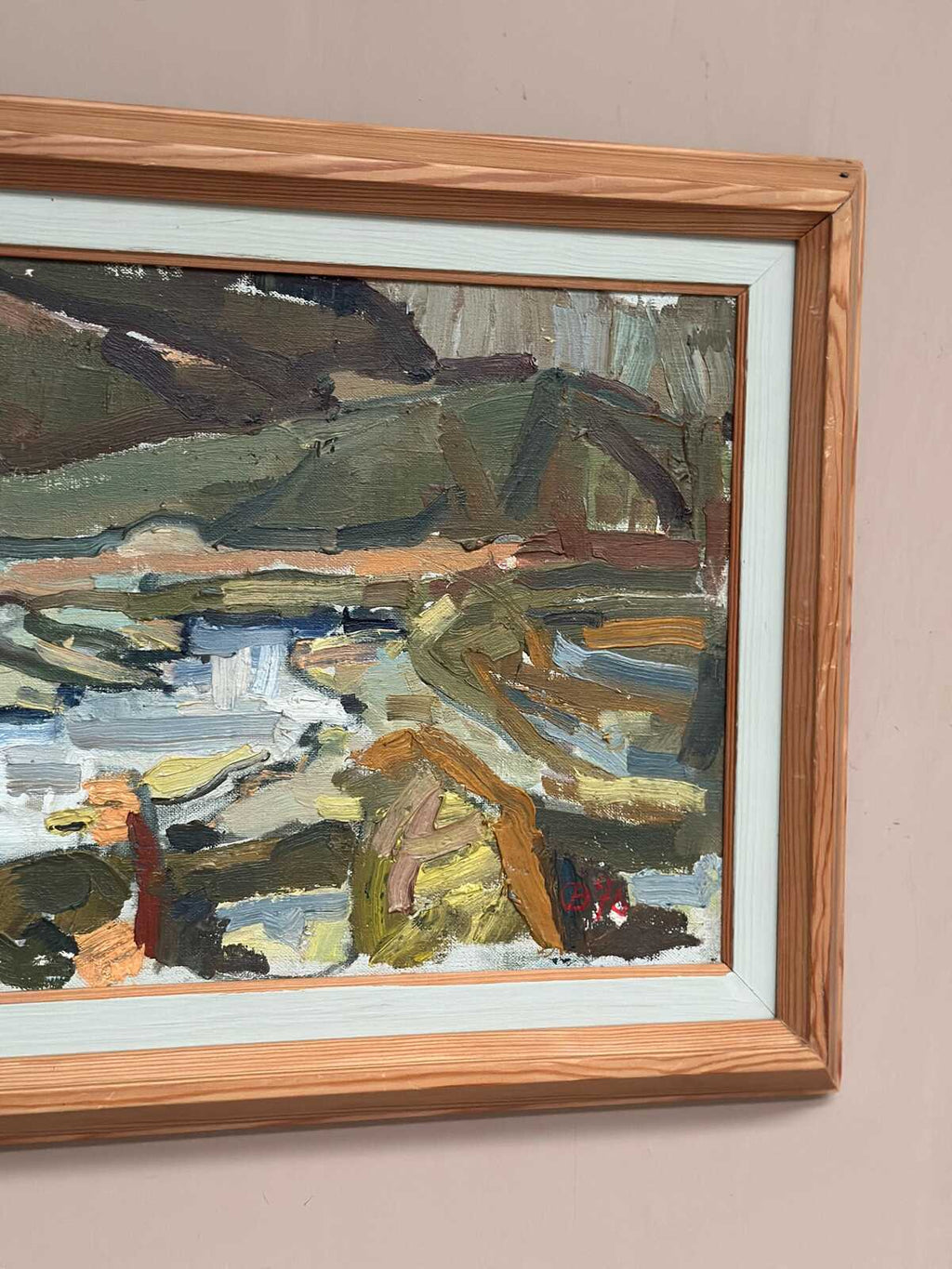 “Cubist Landscape” by O. Blomberg