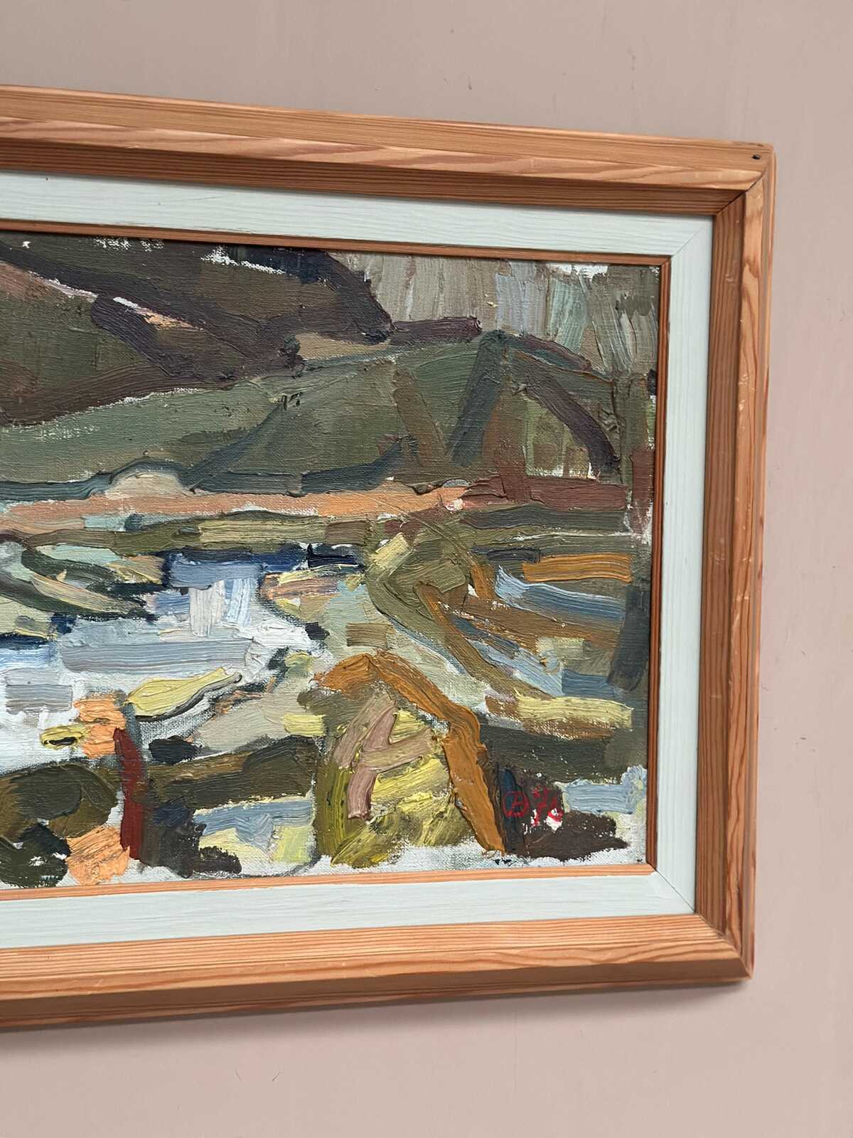 “Cubist Landscape” by O. Blomberg