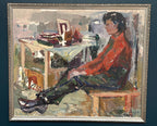 “Figure Composition” by Jerzy Luczak-Szewczyk)