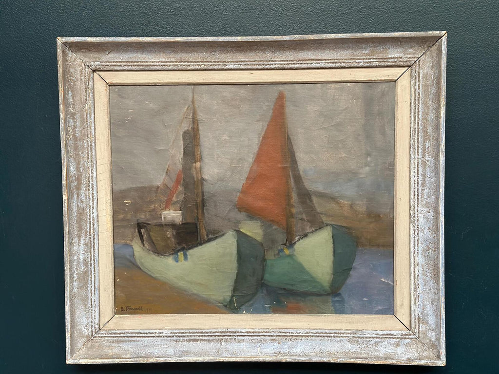 “Motif with Sailboats” by Birgit Forsell (1909–2003)