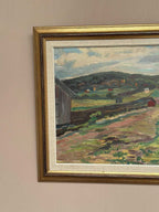 “Landscape with Huts” by Stig Westling