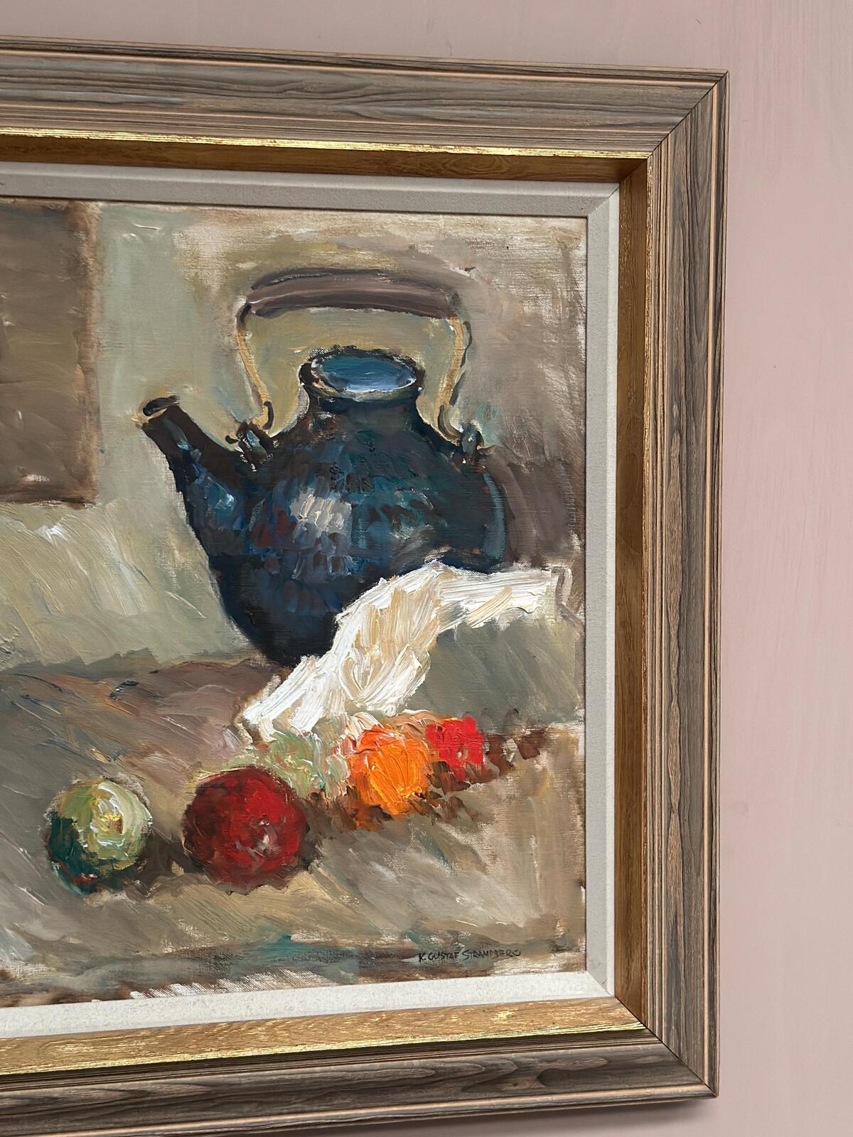 “Still Life with Kettle” by Karl Gustav Strandberg
