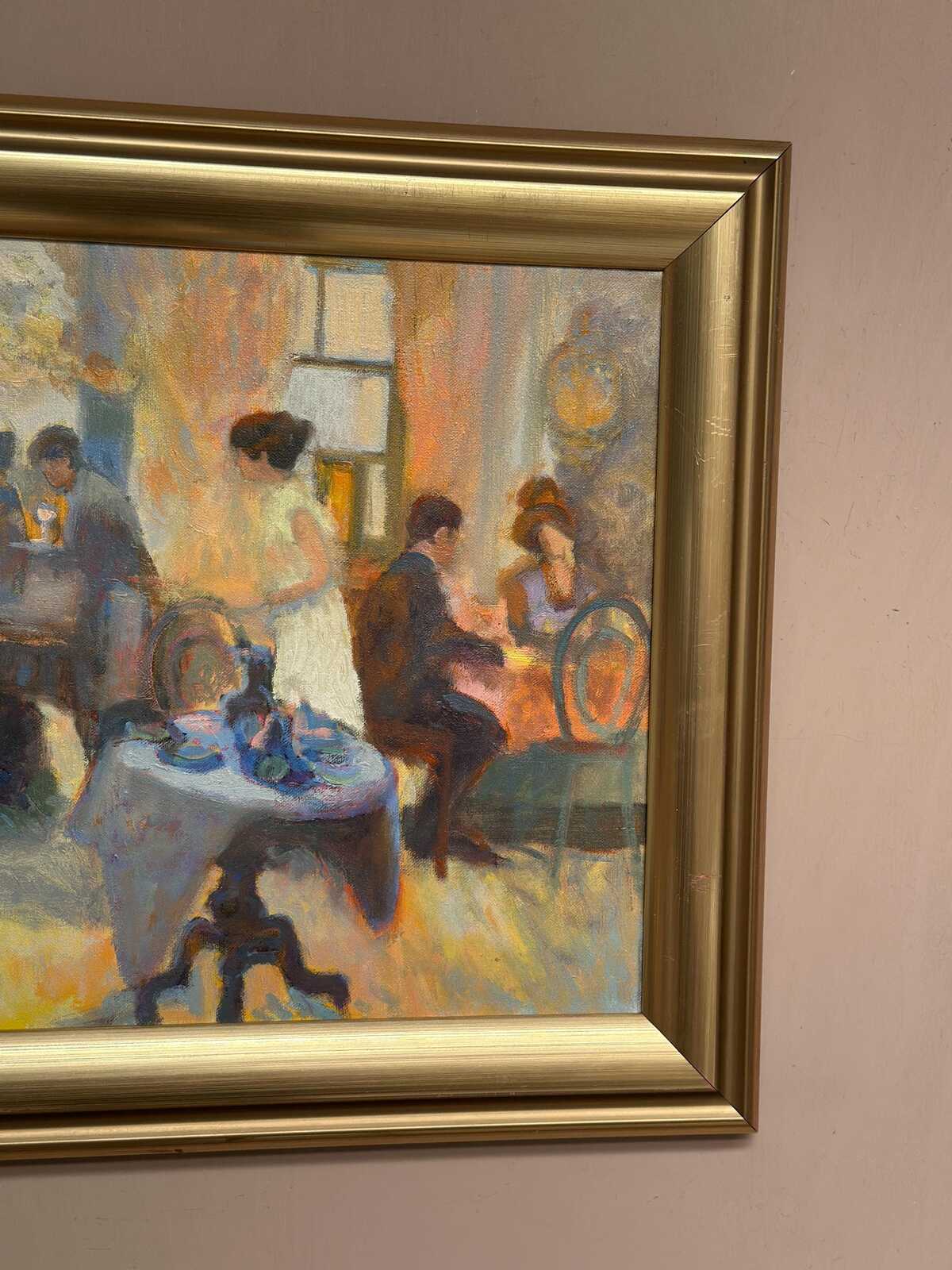 “Café Interior” by Don Hughes