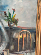 “Interior with Girl” by Göte Lundberg