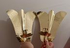 Pair of Mid-Century Brass Swedish Sconces