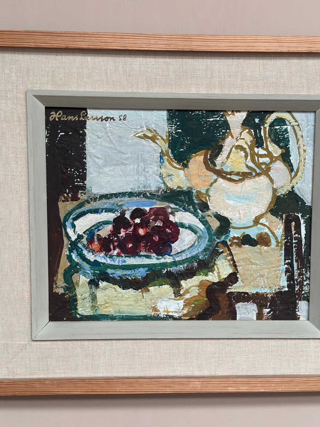 “ Fruits and Teapot” by Hans Larsson