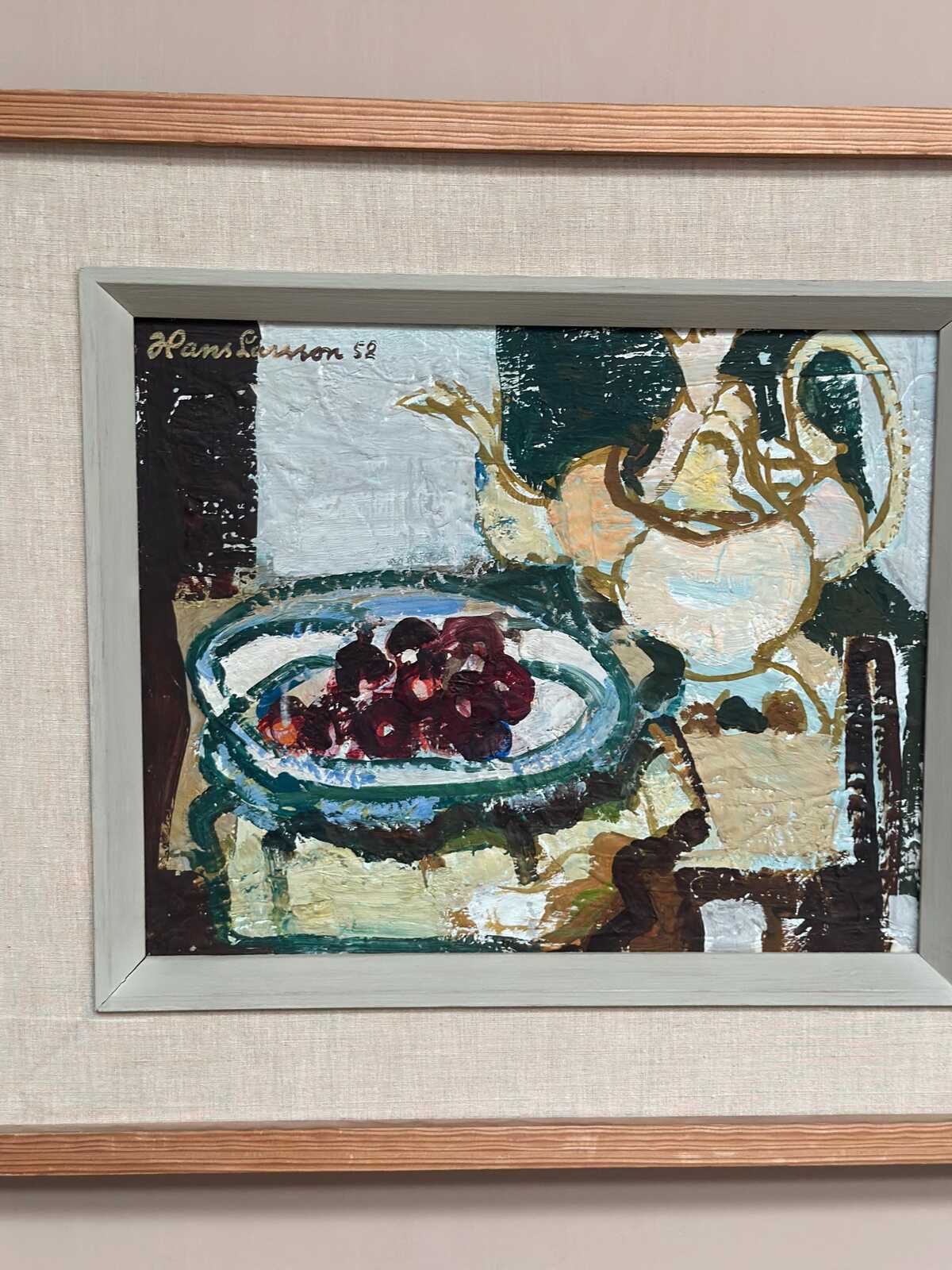 “ Fruits and Teapot” by Hans Larsson