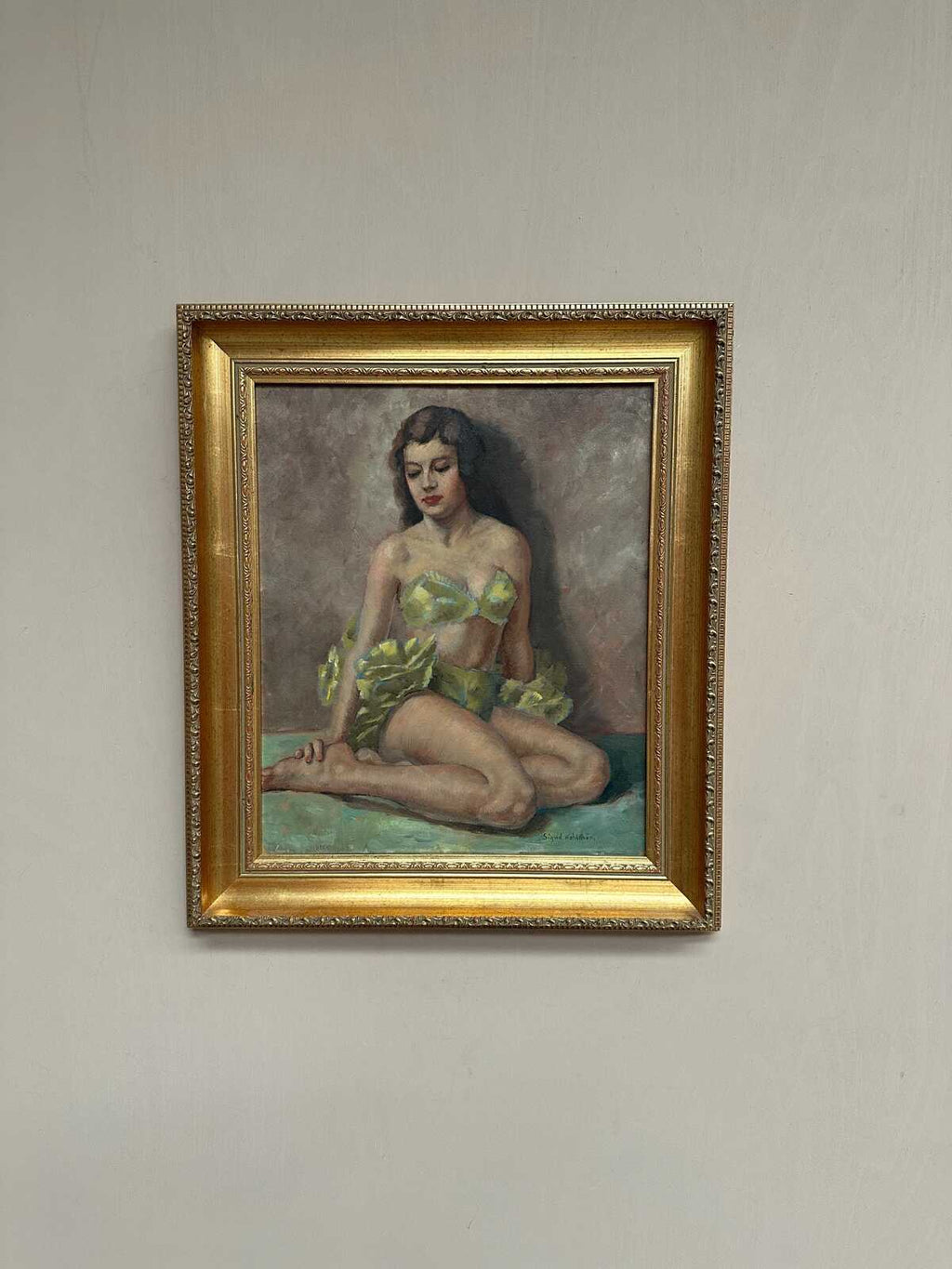 “Seated Woman” by Sigrid Wahlström de Rougemont