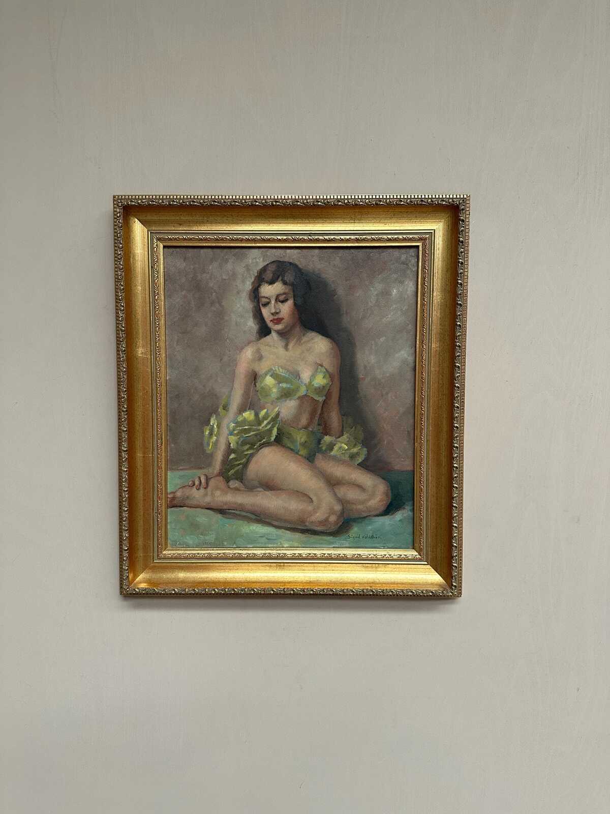 “Seated Woman” by Sigrid Wahlström de Rougemont