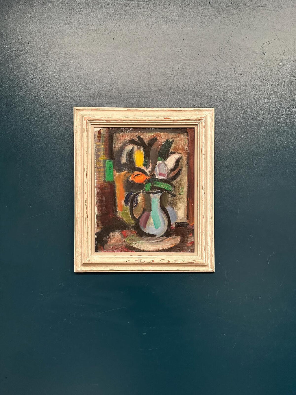 “Tulips in Blue Vase” by Eric Elfwén