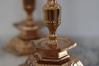 Pair of Swedish Brass Candleholders