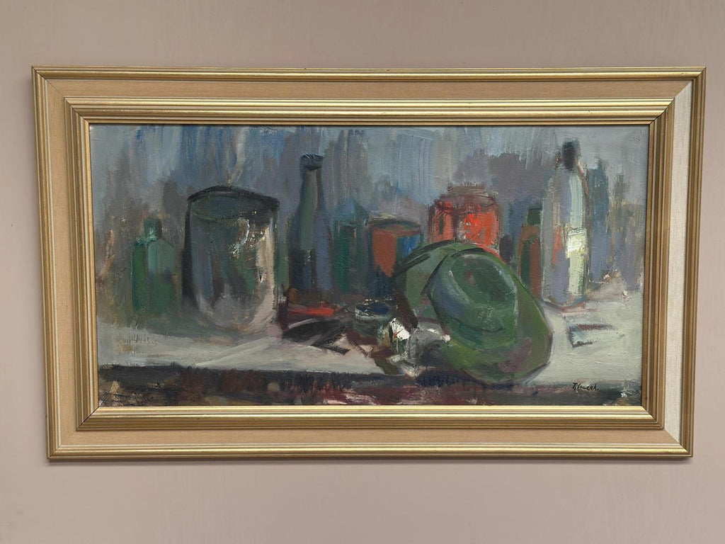 “Hat and Bottles ” by Jerzy Luczak