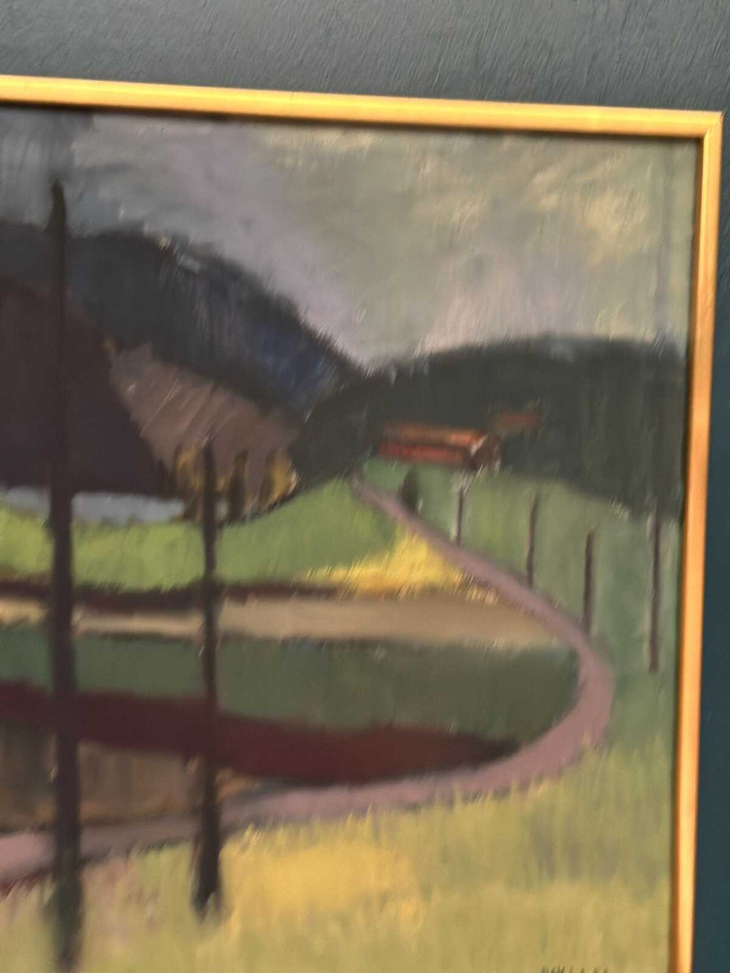 “Landscape” by Anna‑Stina Lorentze Nilstoft (1928–2017)