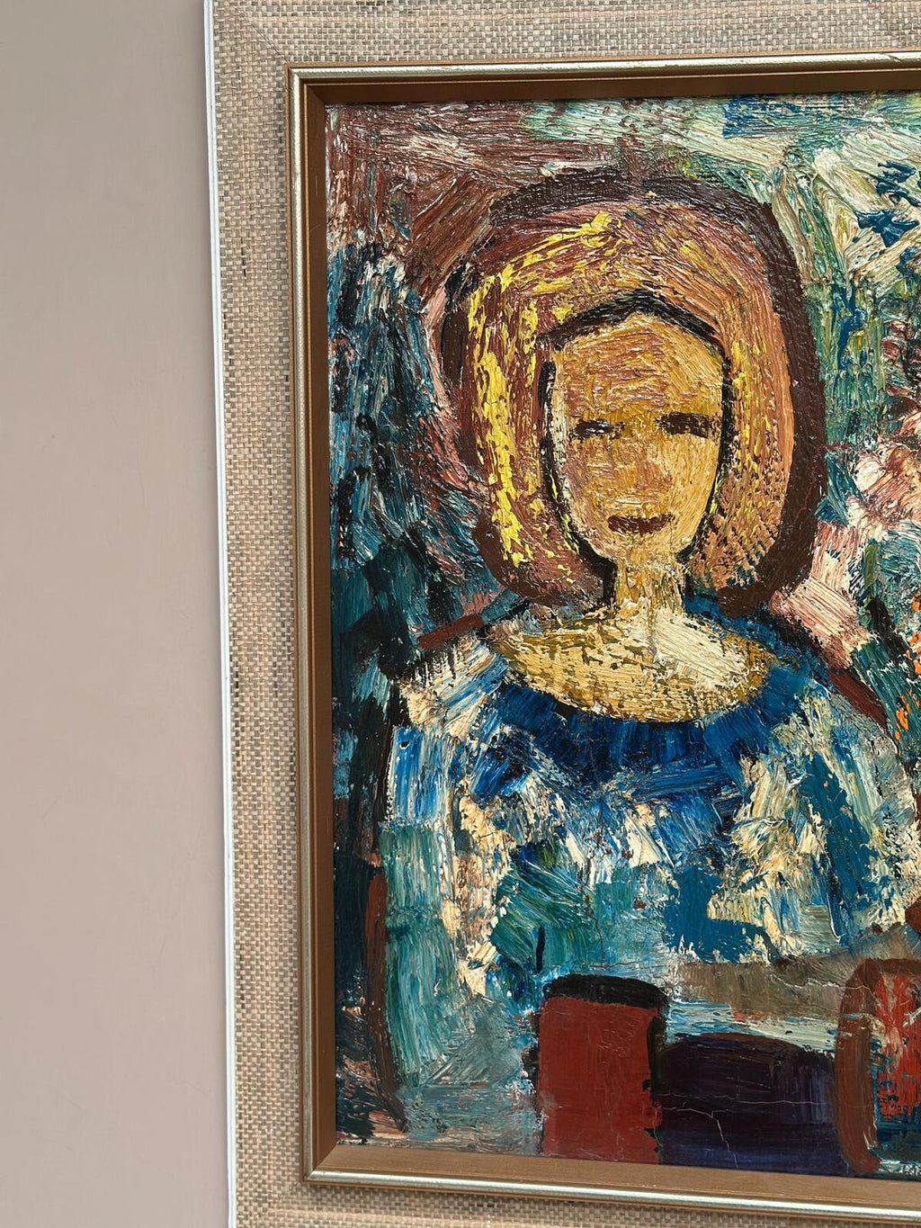 “Woman in Blue” by Gösta Falck