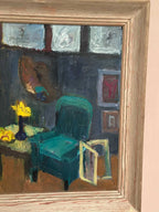 “Motljus i ateljén” by Ulla Borgström (1918–1999)