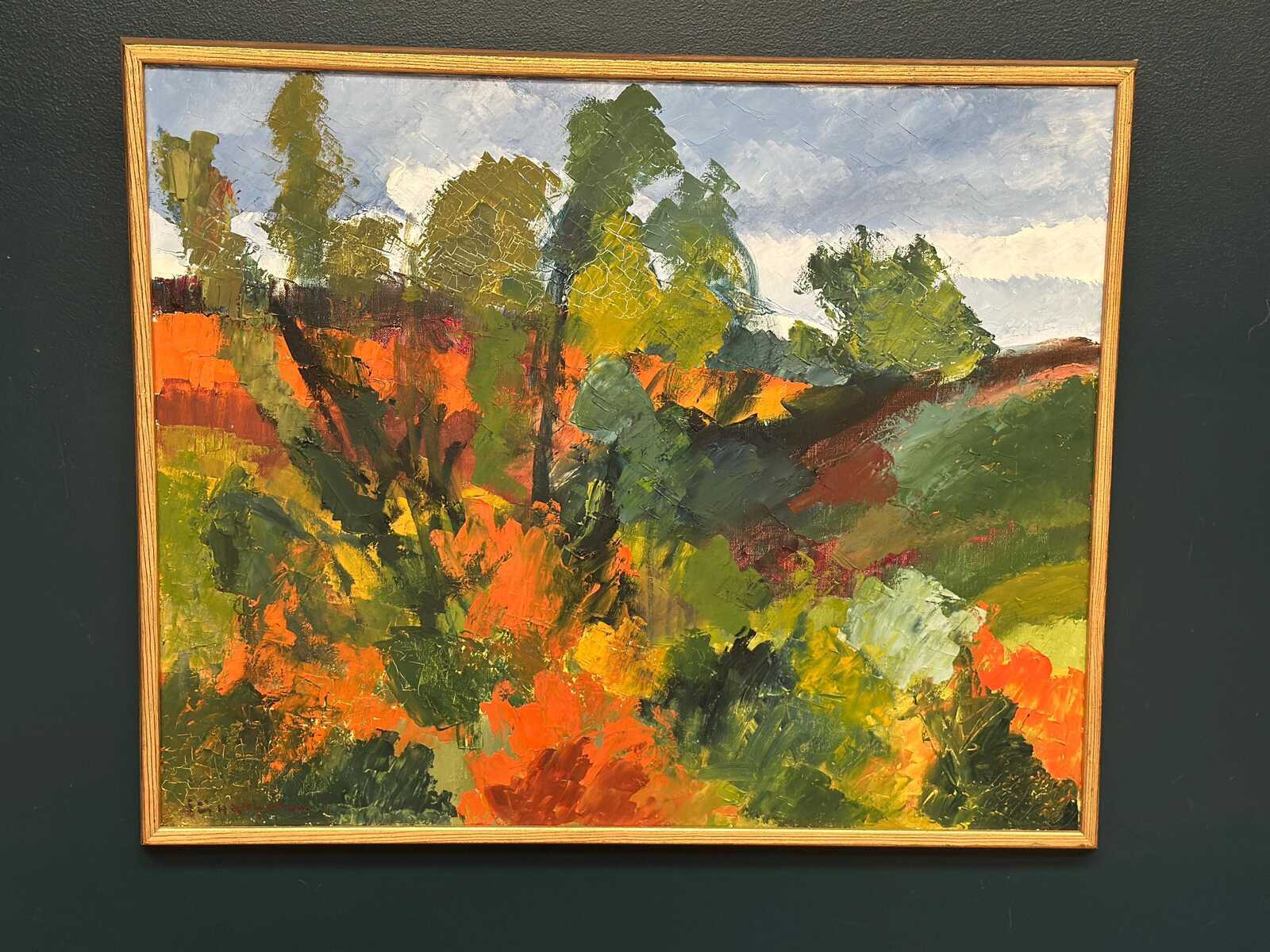 “Autumn Landscape” by Stig Hallblom