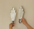 1930's Pair Of Mid Century Swedish Grace Style Pewter Sconces by C.G. Hallberg, Stockholm