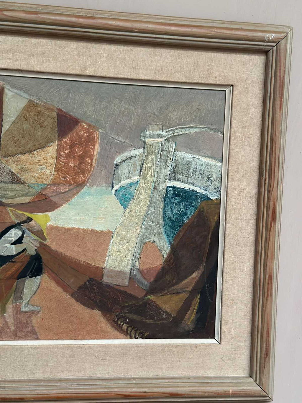 “Figure with Boats” by Nils Öst (1908–1982)