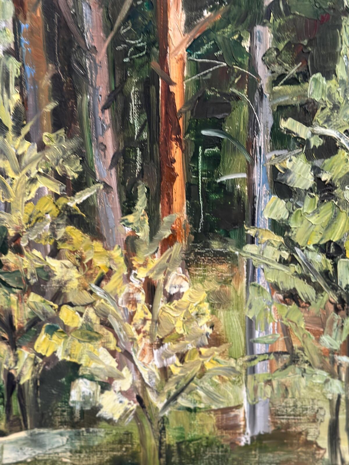 “Forest Landscape” by Ann‑Cathrine Tine Lundkvist (Born 1952)