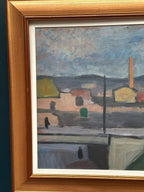 “Buildings and Chimney” by Åke Winnberg
