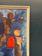 “PRÆSENTATION I BLÅT” by Marino Marini