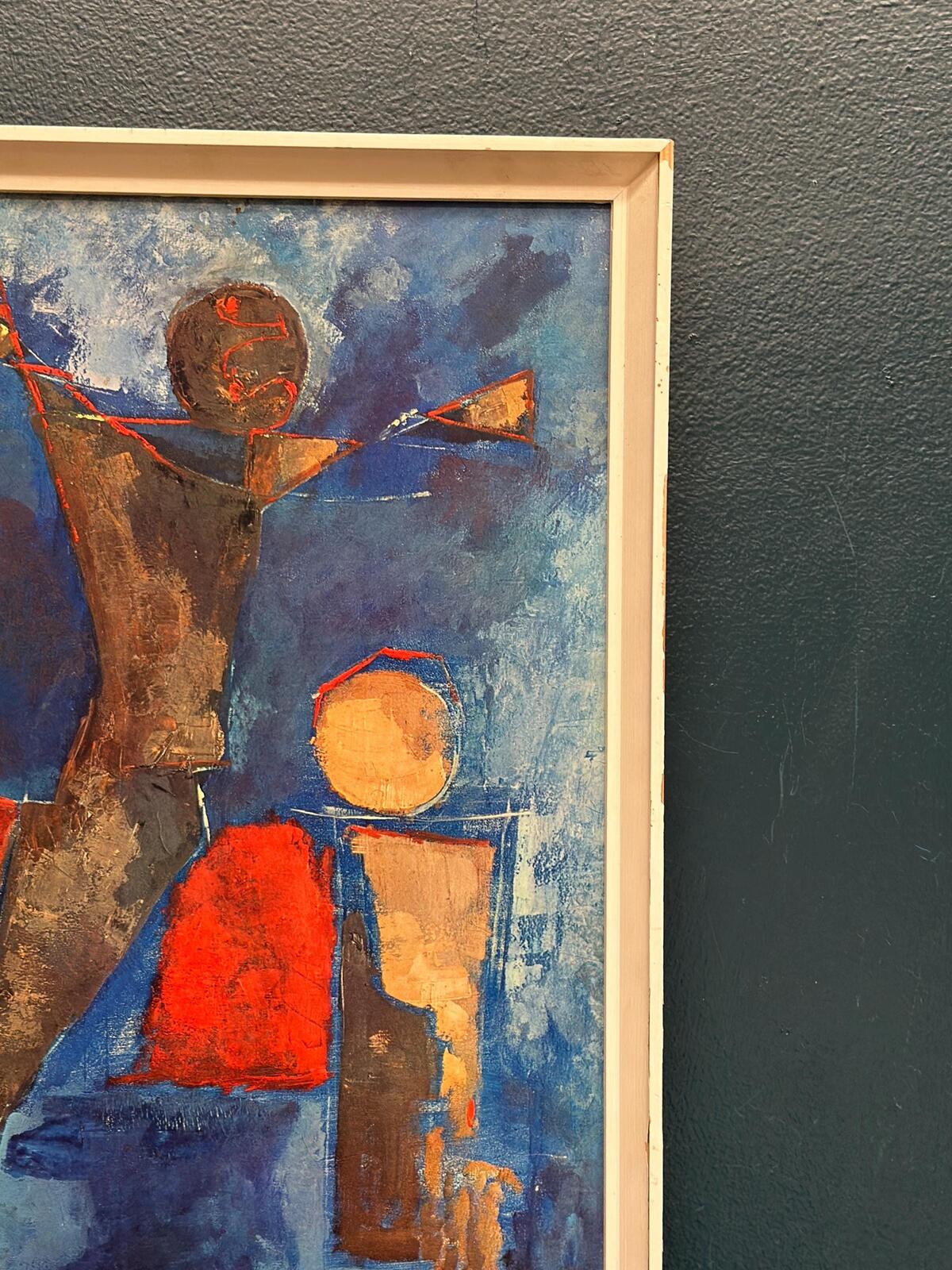 “PRÆSENTATION I BLÅT” by Marino Marini